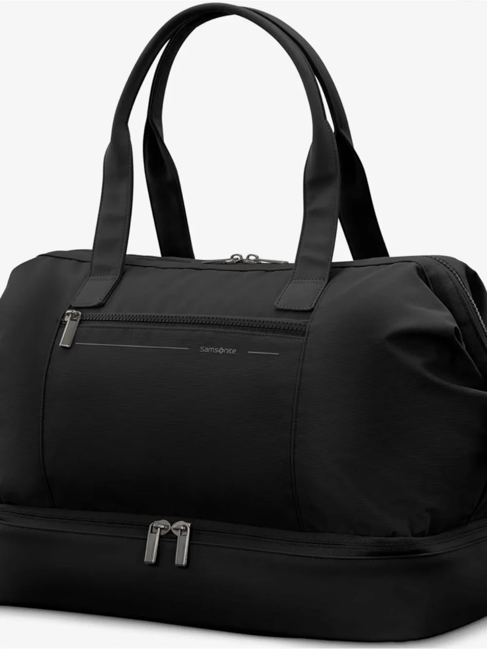 NWT Samsonite Better Than Basic Drop Bottom Weekender, Black